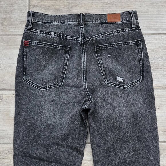 BDG Urban Outfitters Slim Straight Jeans Distressed Black Wash Grunge Punk 28 - Picture 4 of 8